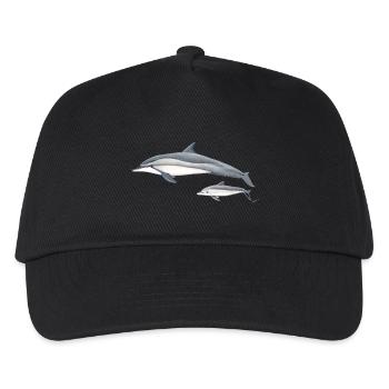 Dolphin acrobat - Long-beaked dolphin - Dauphin - Kids’ Baseball Cap - black - Front