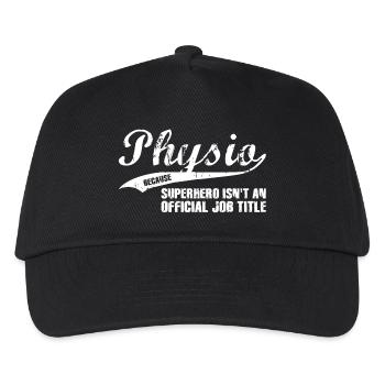 Physio T-shirt anniversaire idée cadeau drôle - Casquette de baseball Enfant - noir - Devant