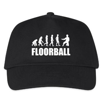 Floorball Goalkeeper - Kinder Basecap - Schwarz - Vorne