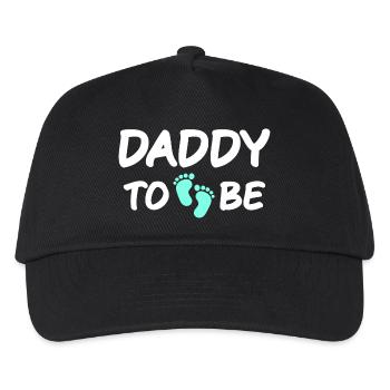 daddy to be gifts for expectant fathers daddy blue - Kids’ Baseball Cap - black - Front