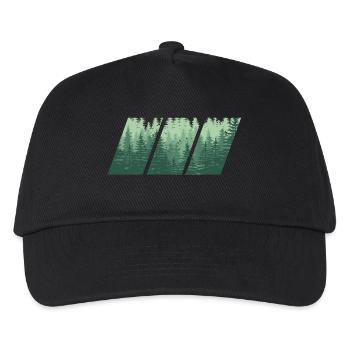 Bäume - Kinder Basecap - Schwarz - Vorne