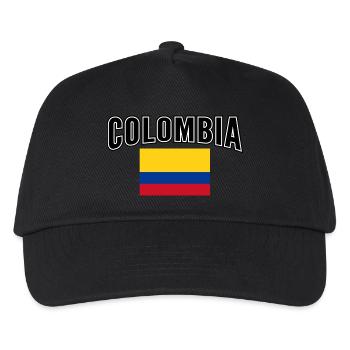 Colombia - Kids’ Baseball Cap - black - Front