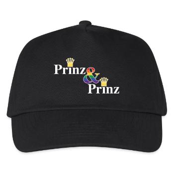 Prinz & Prinz 2 - Kinder Basecap - Schwarz - Vorne