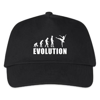 EVOLUTION BALLETT Balletttänzerin Geschenk - Kinder Basecap - Schwarz - Vorne
