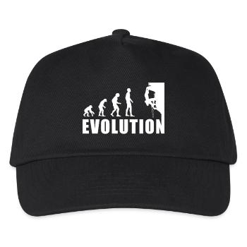 EVOLUTION Climbing Mountaineering Climbing Gift - Kids’ Baseball Cap - black - Front