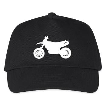 Husqvarna 701 White - Kinder Basecap - Schwarz - Vorne