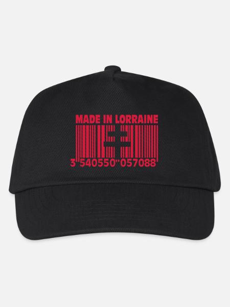 Made in Lorraine II - Kids’ Baseball Cap - black