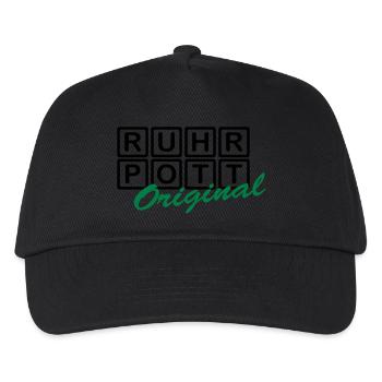 RUHRPOTT - Original - Kinder Basecap - Schwarz - Vorne