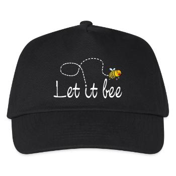 Bee Let it be - Kids’ Baseball Cap - black - Front