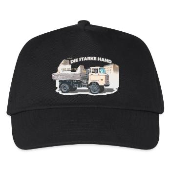 ifa w50 lkw ddr ossi - Kinder Basecap - Schwarz - Vorne
