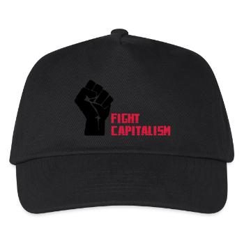 Fight Capitalism - Kinder Basecap - Schwarz - Vorne