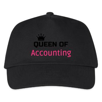 comptable / comptabilité / compter / chiffre - Casquette de baseball Enfant - noir - Devant