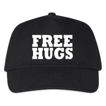 Free Hugs - Casquette de baseball Enfant - noir - Devant