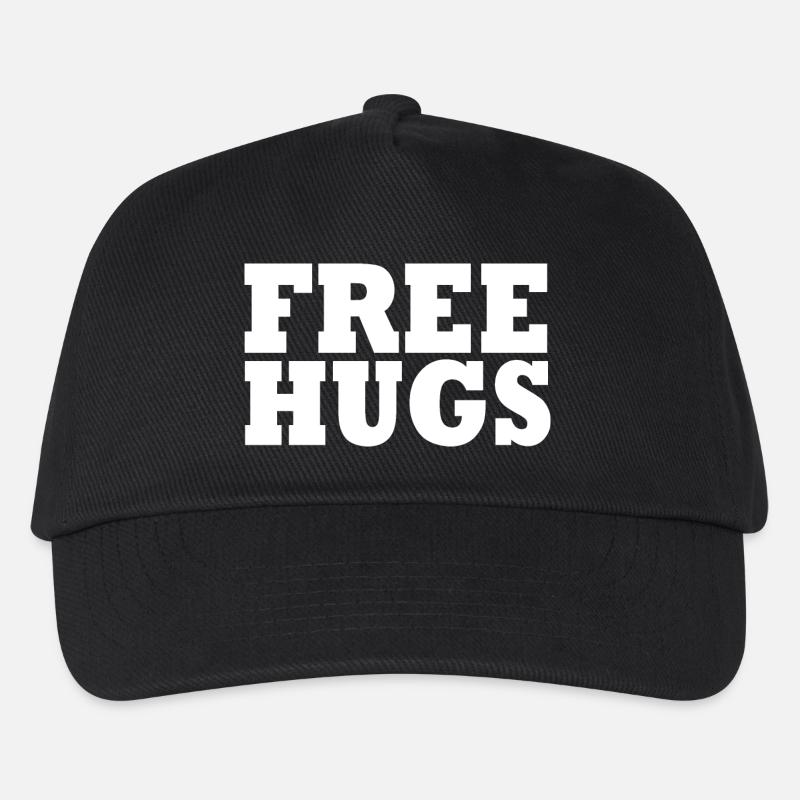 Free Hugs - Casquette de baseball Enfant - noir