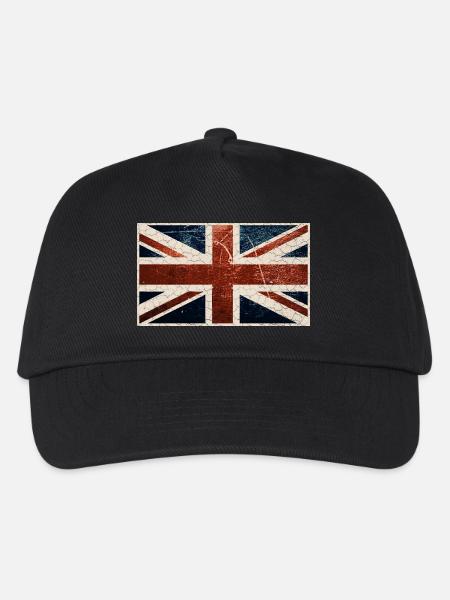 Drapeau anglais - Casquette de baseball Enfant - noir