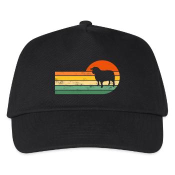 Sheep sheep - Kids’ Baseball Cap - black - Front