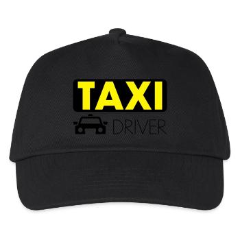 Taxi Fahrer - Kinder Basecap - Schwarz - Vorne