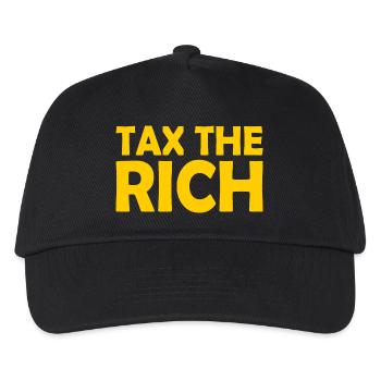 Tax the rich - Kids’ Baseball Cap - black - Front
