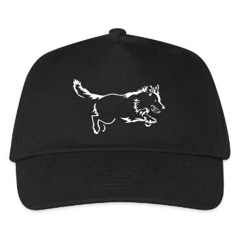 German Shepherd "Black Edition" - Kids’ Baseball Cap - black - Front