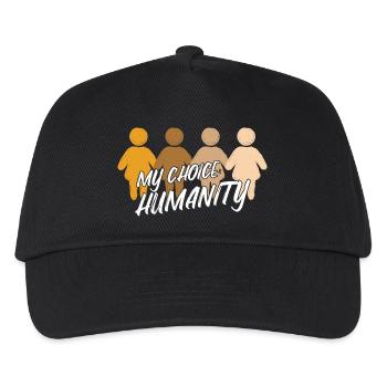 Liberté Amour Paix Déclaration - Casquette de baseball Enfant - noir - Devant