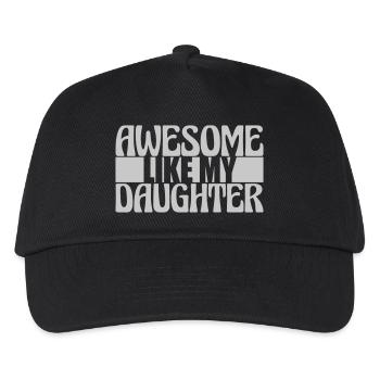 Génial comme ma fille - Casquette de baseball Enfant - noir - Devant
