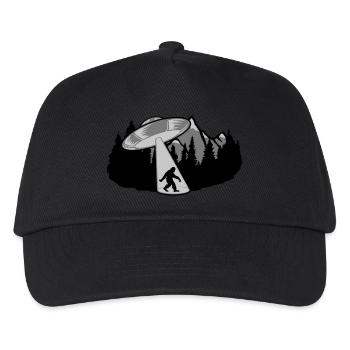 Bigfoot Entführung UFO Mystery - Kinder Basecap - Schwarz - Vorne