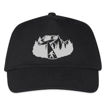 Aliens Bigfoot Entführung UFO - Kinder Basecap - Schwarz - Vorne