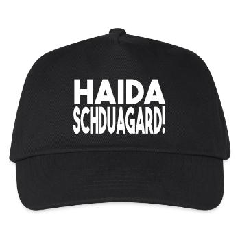 Schwäbisch Haida Schduagard - Kinder Basecap - Schwarz - Vorne