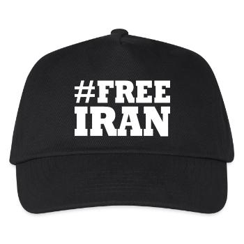 Free iran - Kids’ Baseball Cap - black - Front