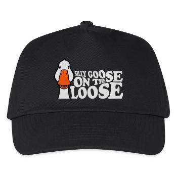 goose on the loose - Kids’ Baseball Cap - black - Front