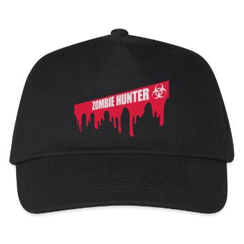 zombie hunter Halloween Quote - Kids’ Baseball Cap - black - Front