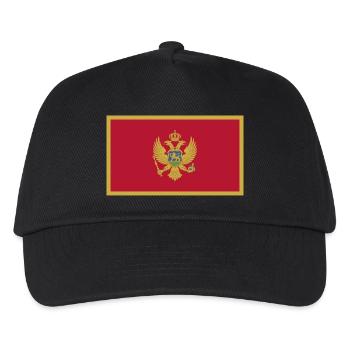 Montenegro Flag - Kids’ Baseball Cap - black - Front