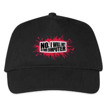 Ne pas réparer votre ordinateur - Casquette de baseball Enfant - noir - Devant