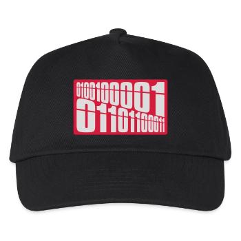 Binary Code Program Language - Kids’ Baseball Cap - black - Front