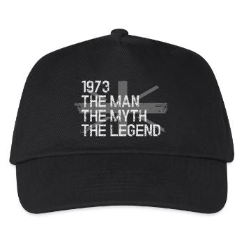 1973 Der Mann-Mythos Die Legende - Kinder Basecap - Schwarz - Vorne