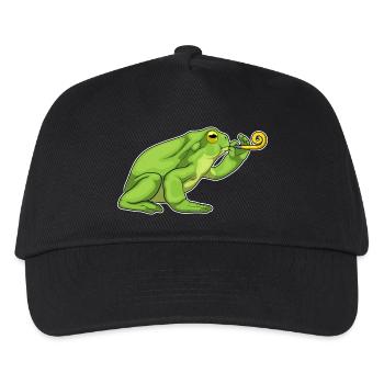 Frog Birthday Toad - Kids’ Baseball Cap - black - Front