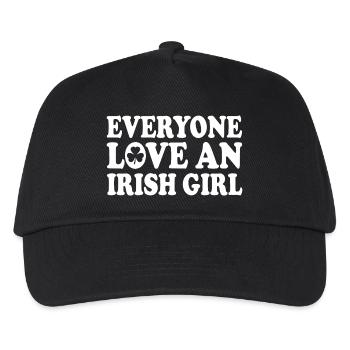 Everyone loves an irish girl - Kinder Basecap - Schwarz - Vorne