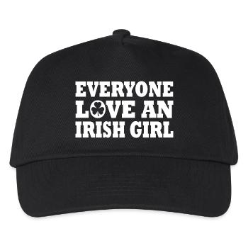 Everyone loves an irish girl - Kinder Basecap - Schwarz - Vorne