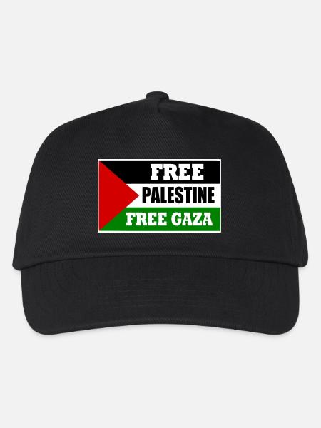 Free palestine - Kinder Basecap - Schwarz