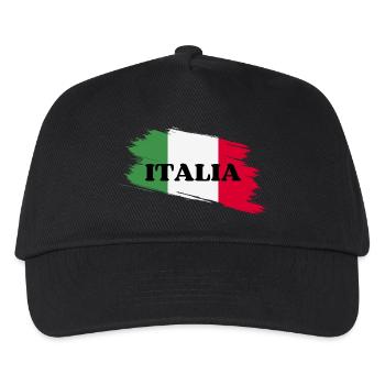 Italie Italie Italie la dolce vita - Casquette de baseball Enfant - noir - Devant