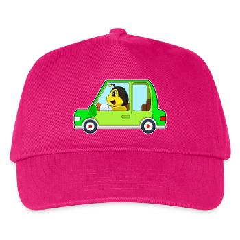 Biene Auto - Kinder Basecap - Fuchsia - Vorne