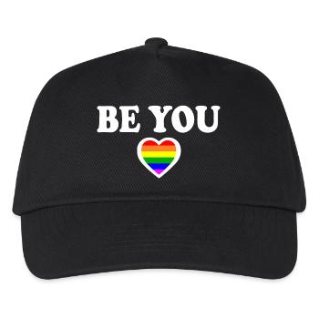Be you - Kids’ Baseball Cap - black - Front