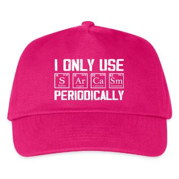 I Only Use Sarcasm Periodically - Funny Chemistry - Casquette de baseball Enfant - fuchsia - Devant
