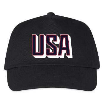 USA 2024 - Kids’ Baseball Cap - black - Front
