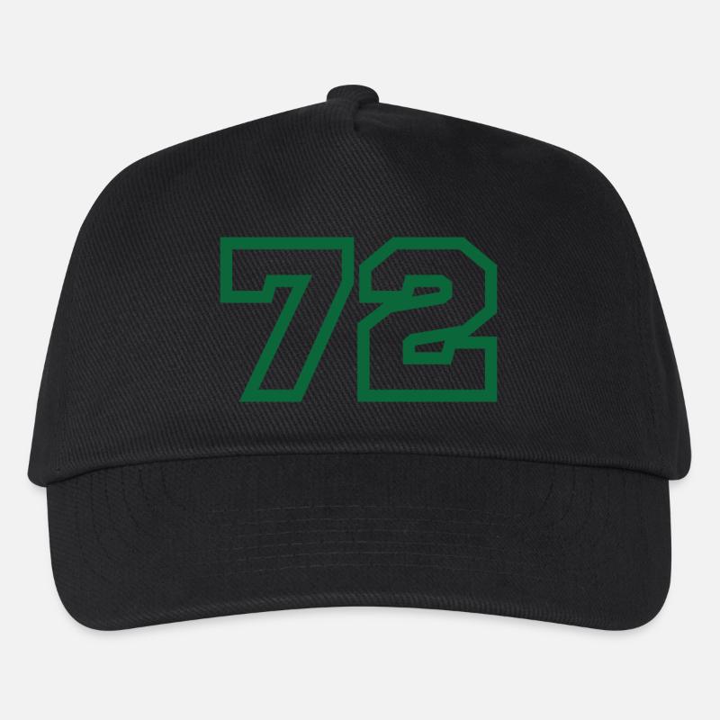 Nummer 72 Sport - Kinder Basecap - Schwarz
