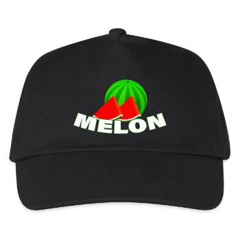 MELON - Kids’ Baseball Cap - black - Front