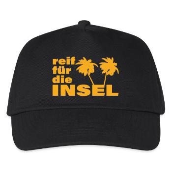 PRÊT POUR L’ÎLE - Casquette de baseball Enfant - noir - Devant