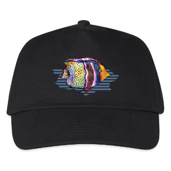 Fish - Kids’ Baseball Cap - black - Front