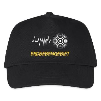 Connaissance de la zone sismique - Casquette de baseball Enfant - noir - Devant
