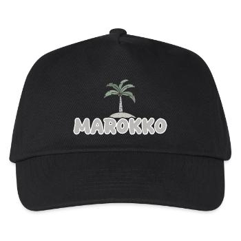 Marokko Marokko - Kinder Basecap - Schwarz - Vorne